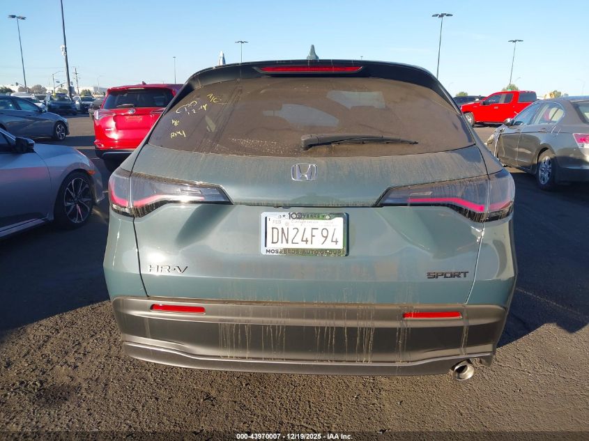 2026 Honda Hr-V 2Wd Sport VIN: 3CZRZ1H5XTM721733 Lot: 43970007