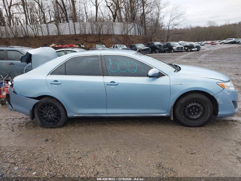 2012 Toyota Camry Hybrid Le VIN: 4T1BD1FK1CU022318 Lot: 43970012
