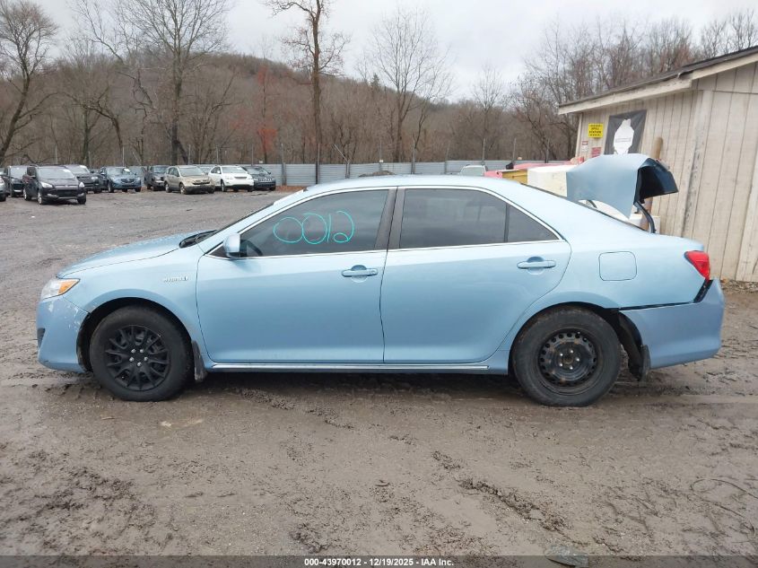 2012 Toyota Camry Hybrid Le VIN: 4T1BD1FK1CU022318 Lot: 43970012