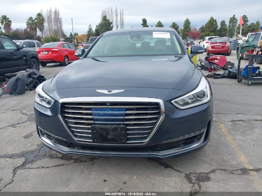 2017 Genesis G90 5.0 Ultimate VIN: KMHG54JH5HU025035 Lot: 43970074