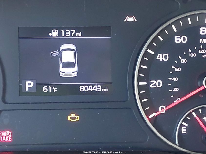 2020 Kia Optima Lx VIN: 5XXGT4L30LG390295 Lot: 43970090