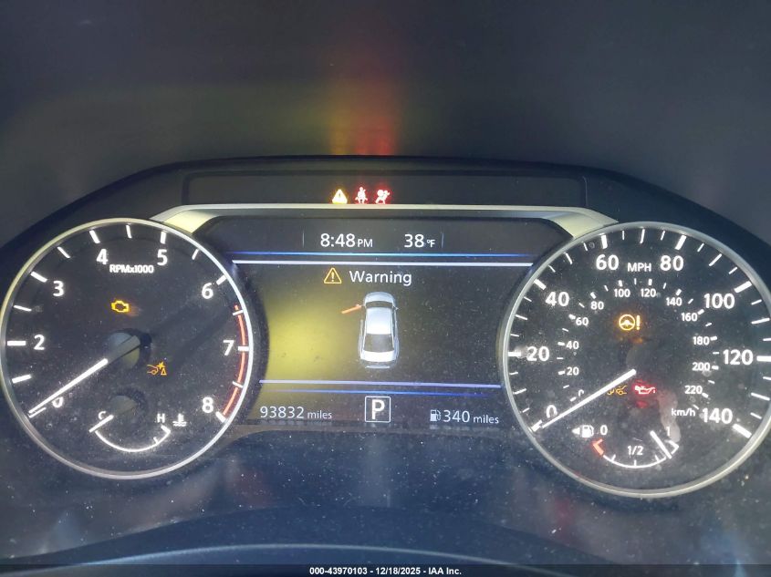 2020 Nissan Altima Sr Intelligent Awd VIN: 1N4BL4CWXLN316896 Lot: 43970103