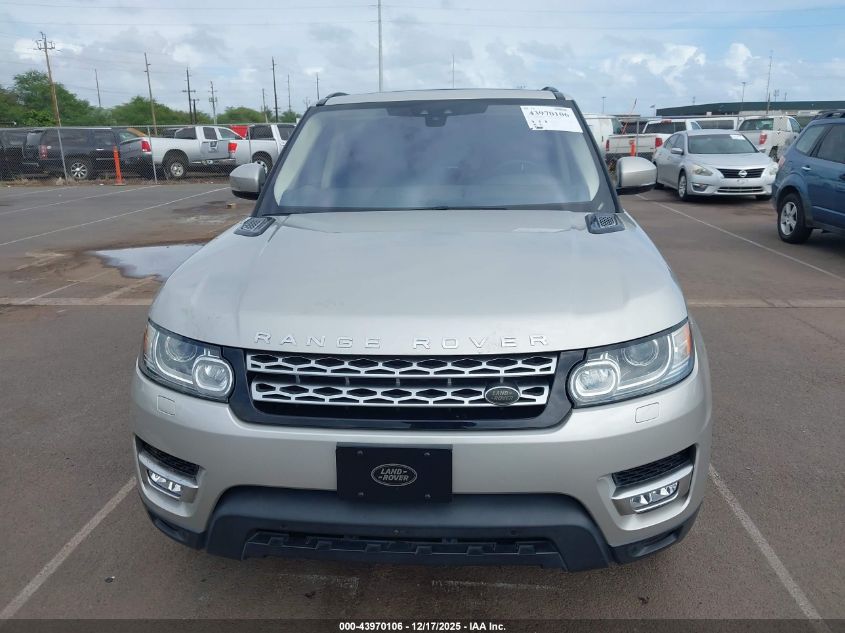 2017 Land Rover Range Rover Sport 3.0L V6 Supercharged Hse VIN: SALWR2FV9HA690408 Lot: 43970106