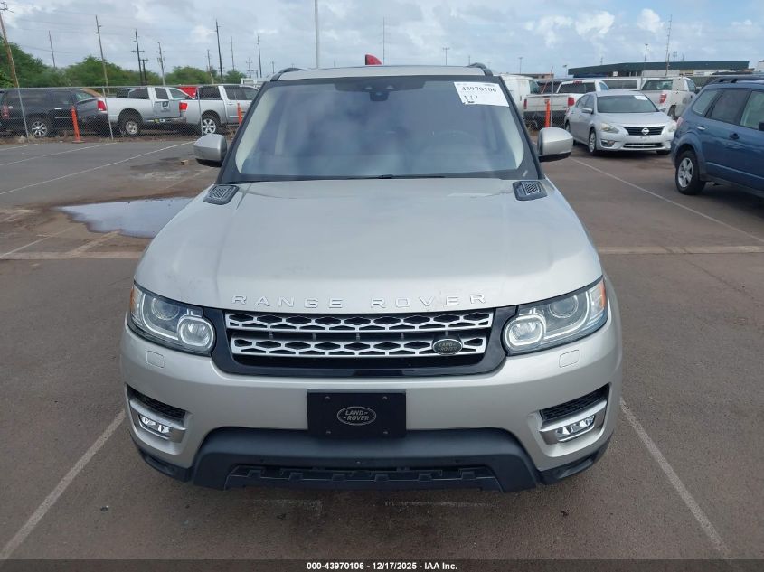 2017 Land Rover Range Rover Sport 3.0L V6 Supercharged Hse VIN: SALWR2FV9HA690408 Lot: 43970106
