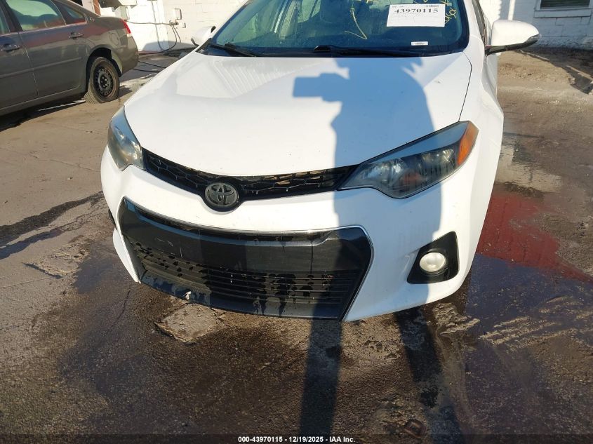 2015 Toyota Corolla S Plus VIN: 2T1BURHE3FC423168 Lot: 43970115
