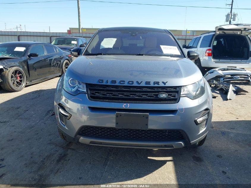 2019 Land Rover Discovery Sport Hse/Landmark Edition VIN: SALCR2FX9KH826037 Lot: 43970134
