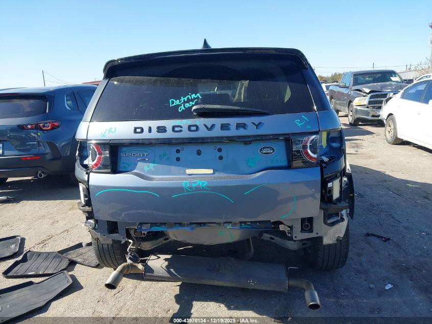 2019 Land Rover Discovery Sport Hse/Landmark Edition VIN: SALCR2FX9KH826037 Lot: 43970134