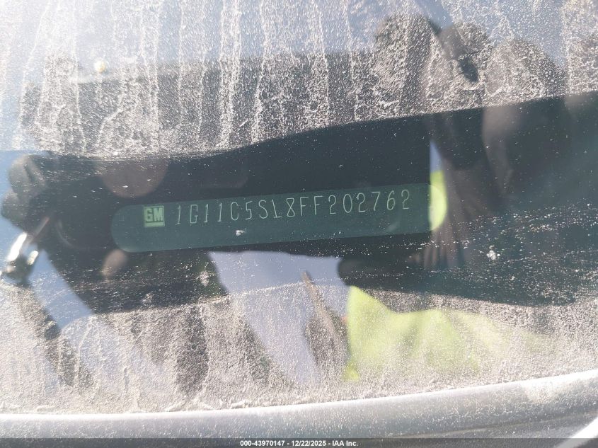 2015 Chevrolet Malibu 1Lt VIN: 1G11C5SL8FF202762 Lot: 43970147