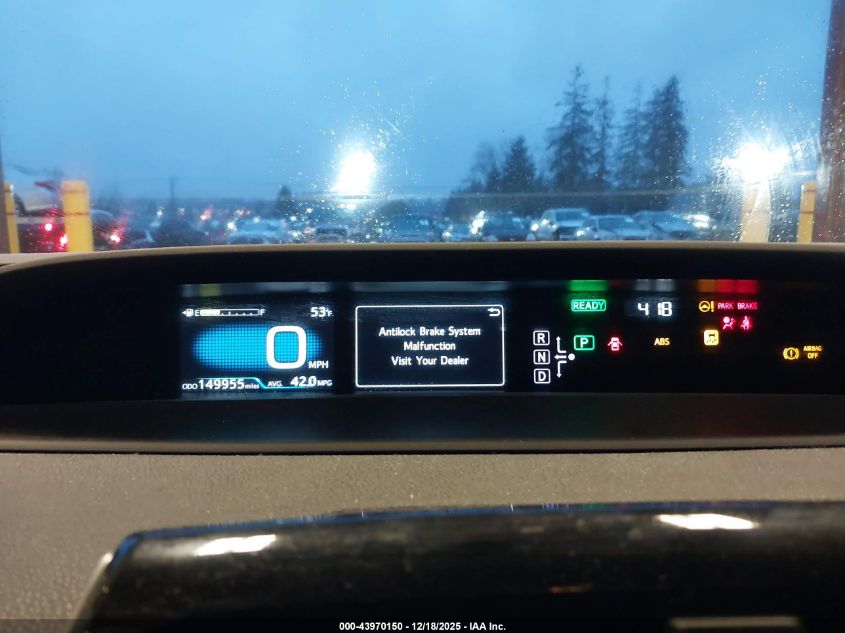 2016 Toyota Prius Two VIN: JTDKBRFU8G3007434 Lot: 43970150