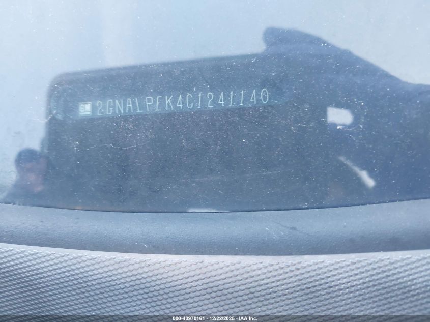 2012 Chevrolet Equinox 2Lt VIN: 2GNALPEK4C1241140 Lot: 43970161