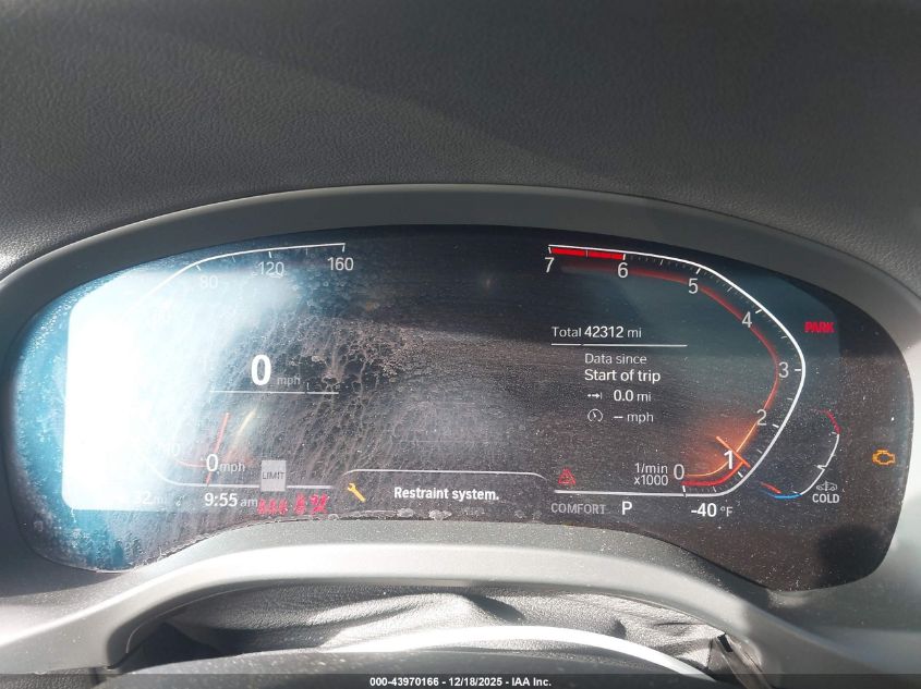 2021 BMW X4 xDrive30I VIN: 5UX2V1C04M9E74368 Lot: 43970166