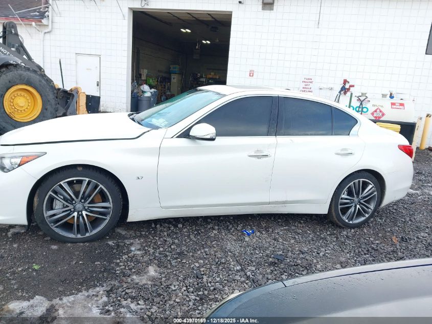 2014 Infiniti Q50 Sport VIN: JN1BV7AR9EM706810 Lot: 43970169