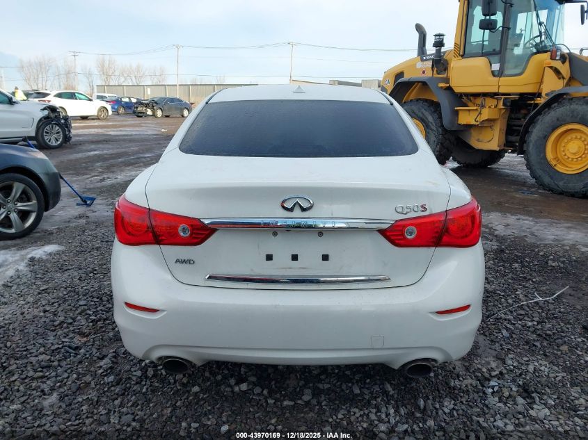 2014 Infiniti Q50 Sport VIN: JN1BV7AR9EM706810 Lot: 43970169