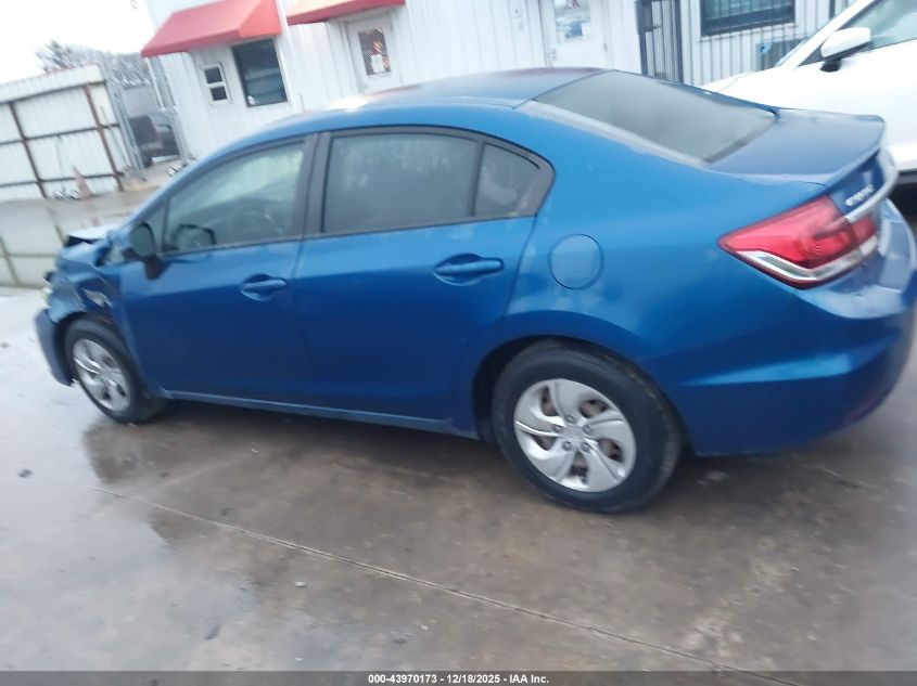 2013 Honda Civic Lx VIN: 2HGFB2F55DH549537 Lot: 43970173