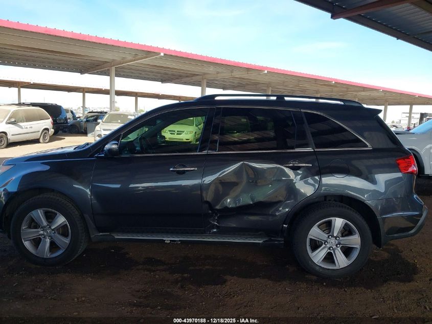 2013 Acura Mdx VIN: 2HNYD2H29DH523778 Lot: 43970188