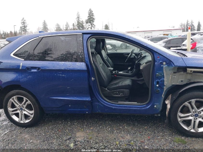 2015 Ford Edge Titanium VIN: 2FMPK4K98FBC27175 Lot: 43970197