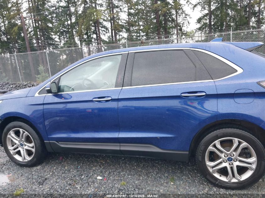 2015 Ford Edge Titanium VIN: 2FMPK4K98FBC27175 Lot: 43970197