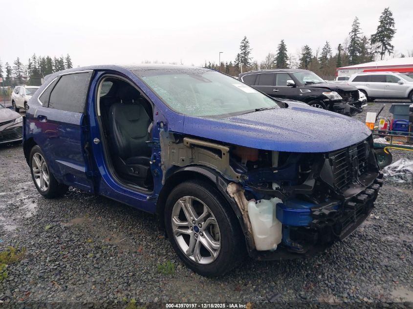 2015 Ford Edge Titanium VIN: 2FMPK4K98FBC27175 Lot: 43970197