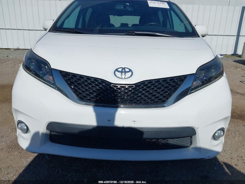 2015 Toyota Sienna Se 8 Passenger VIN: 5TDXK3DC7FS685327 Lot: 43970198