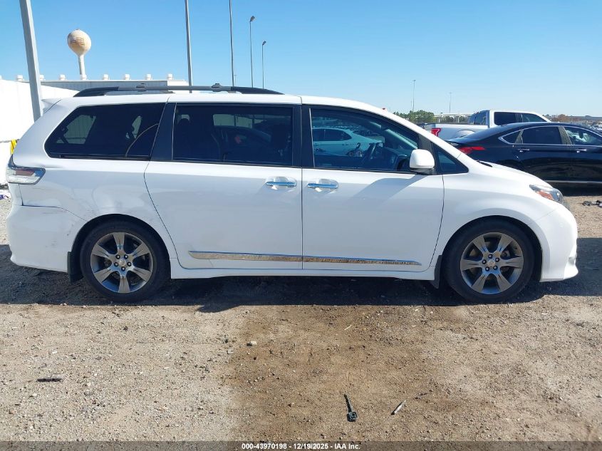 2015 Toyota Sienna Se 8 Passenger VIN: 5TDXK3DC7FS685327 Lot: 43970198