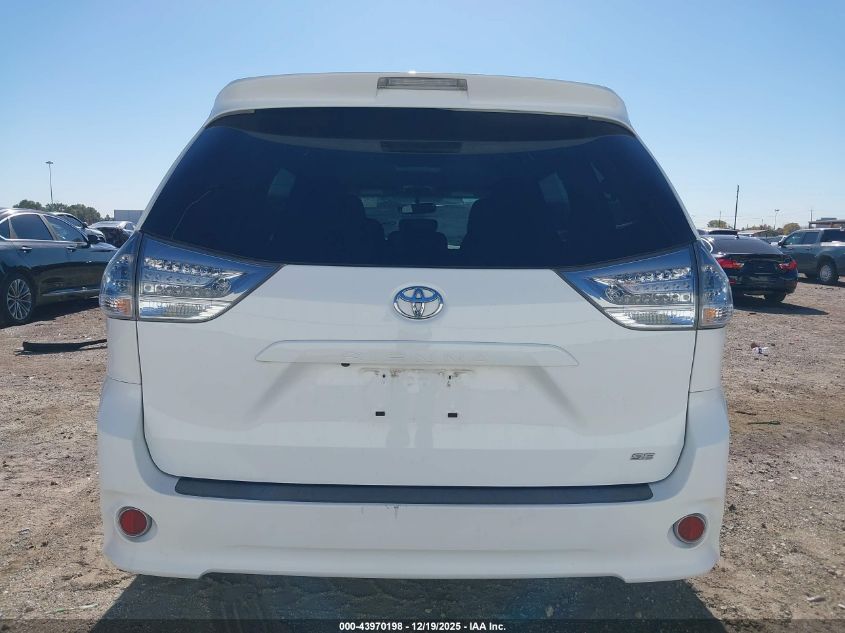 2015 Toyota Sienna Se 8 Passenger VIN: 5TDXK3DC7FS685327 Lot: 43970198