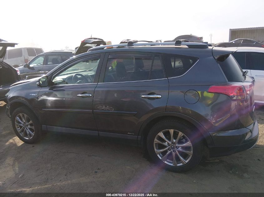 2017 Toyota Rav4 Hybrid Limited VIN: JTMDJREV4HD098560 Lot: 43970215