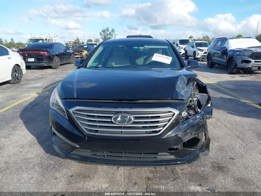 2015 Hyundai Sonata Se VIN: 5NPE24AF0FH220289 Lot: 43970218