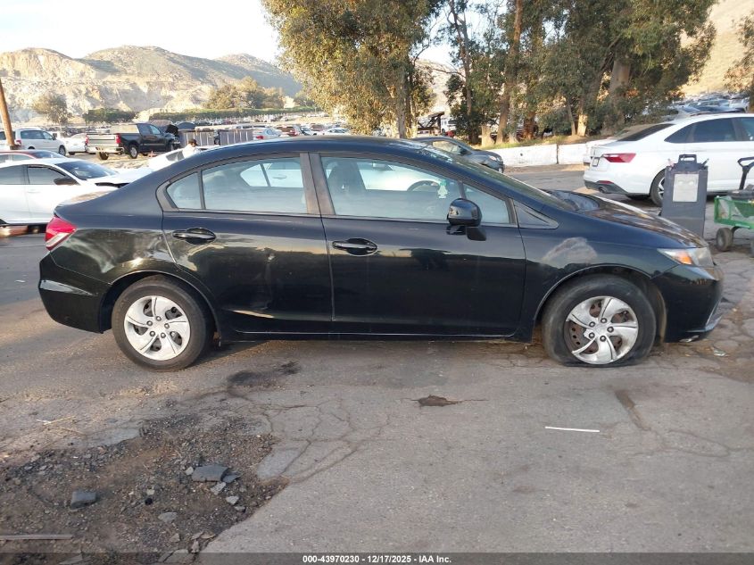 2013 Honda Civic Lx VIN: 19XFB2F59DE282445 Lot: 43970230