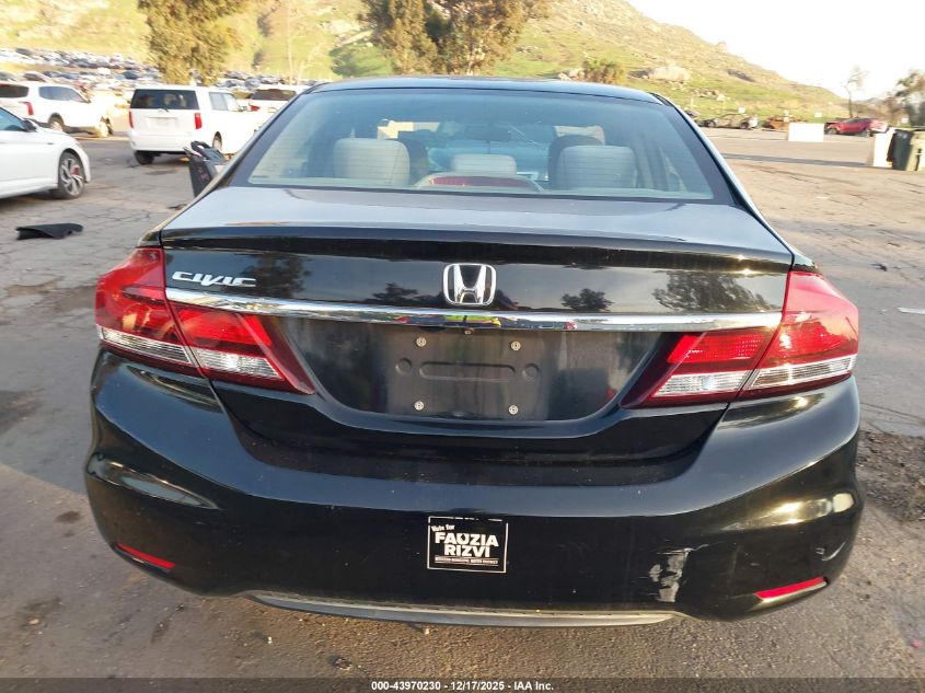 2013 Honda Civic Lx VIN: 19XFB2F59DE282445 Lot: 43970230