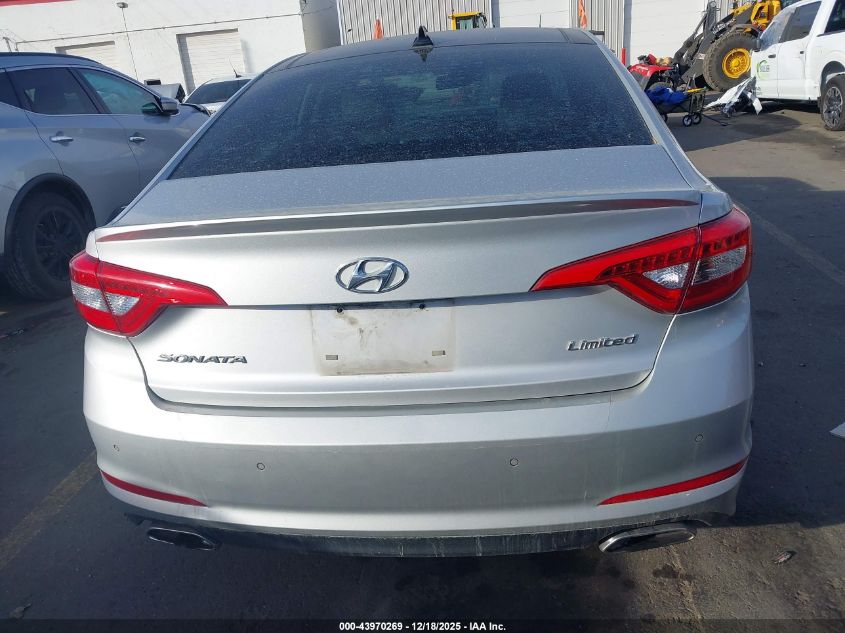 2015 Hyundai Sonata Limited VIN: 5NPE34AF1FH145373 Lot: 43970269
