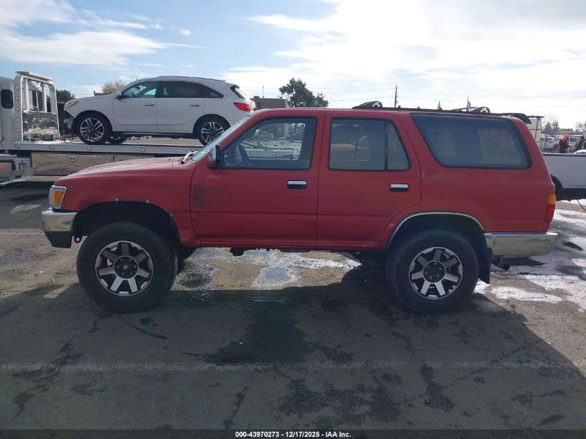 1993 Toyota 4Runner Vn39 Sr5 VIN: JT3VN39W8P0109708 Lot: 43970273