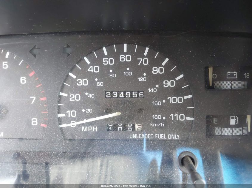 1993 Toyota 4Runner Vn39 Sr5 VIN: JT3VN39W8P0109708 Lot: 43970273