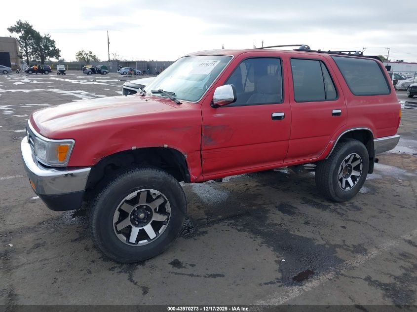 1993 Toyota 4Runner Vn39 Sr5 VIN: JT3VN39W8P0109708 Lot: 43970273