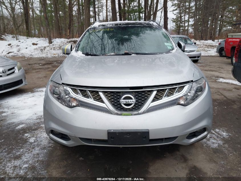 2014 Nissan Murano Le VIN: JN8AZ1MW4EW528261 Lot: 43970284