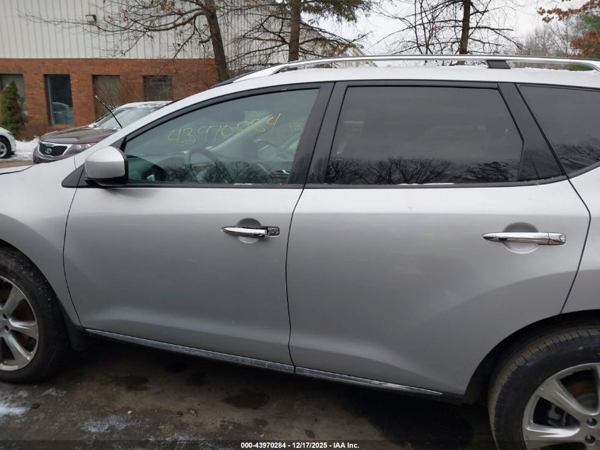 2014 Nissan Murano Le VIN: JN8AZ1MW4EW528261 Lot: 43970284