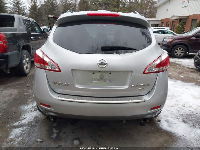 2014 Nissan Murano Le VIN: JN8AZ1MW4EW528261 Lot: 43970284