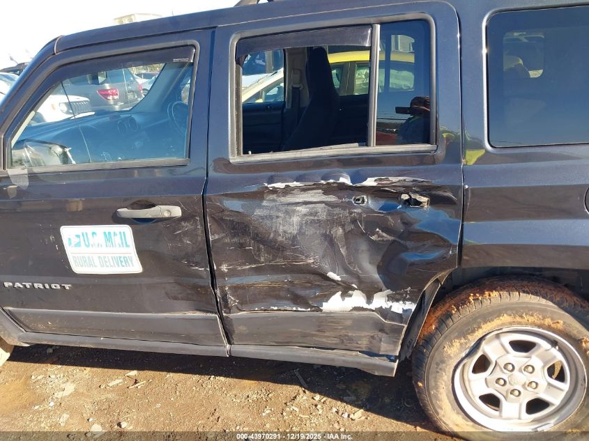2016 Jeep Patriot Sport VIN: 1C4NJRBB7GD586561 Lot: 43970291