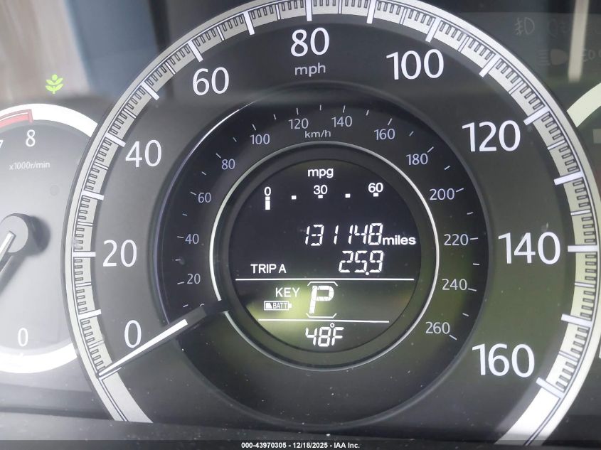 2015 Honda Accord Ex-L VIN: 1HGCR2F84FA165100 Lot: 43970305