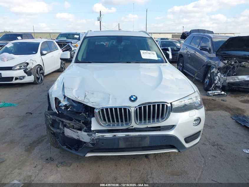 2017 BMW X3 Sdrive28I VIN: 5UXWZ7C31H0X42173 Lot: 43970336