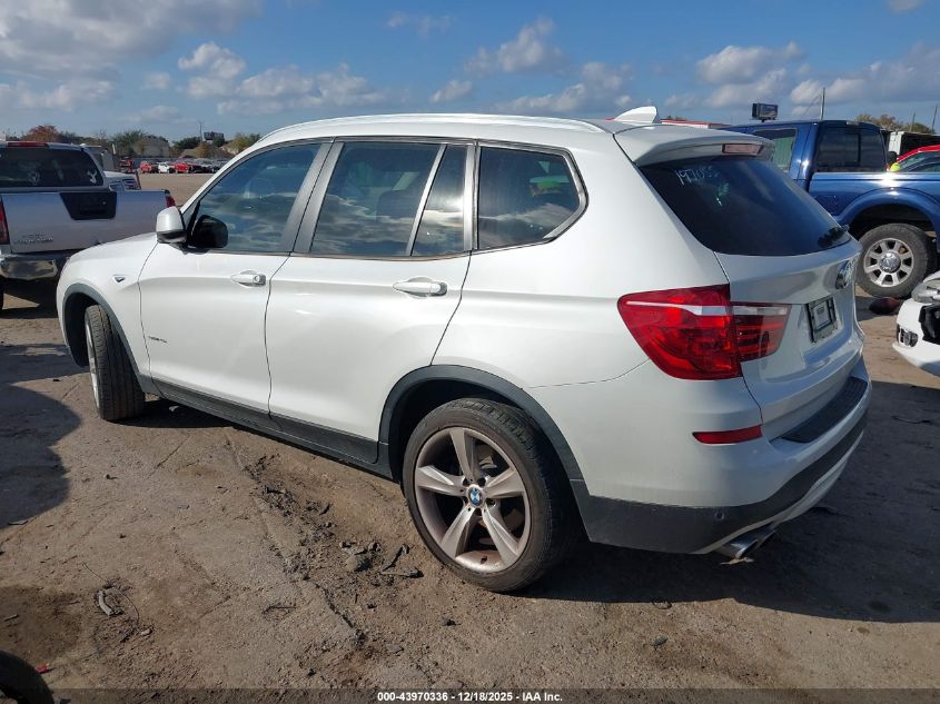 2017 BMW X3 Sdrive28I VIN: 5UXWZ7C31H0X42173 Lot: 43970336