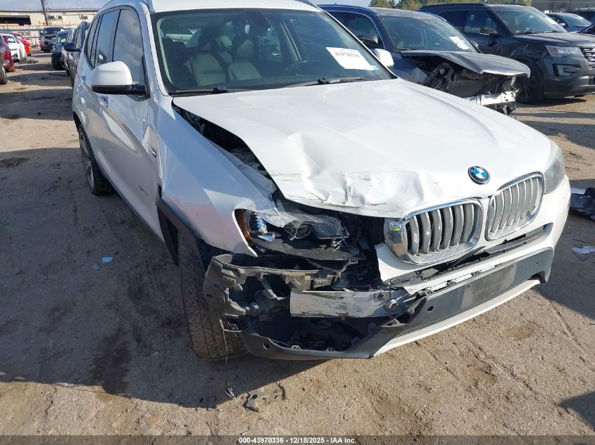 2017 BMW X3 Sdrive28I VIN: 5UXWZ7C31H0X42173 Lot: 43970336