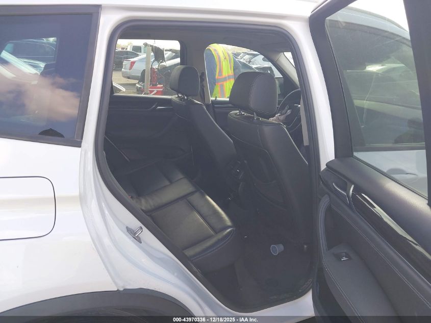 2017 BMW X3 Sdrive28I VIN: 5UXWZ7C31H0X42173 Lot: 43970336