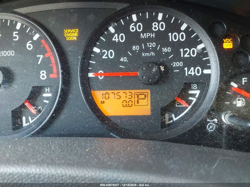 2005 Nissan Xterra S VIN: 5N1AN08W55C658218 Lot: 43970337