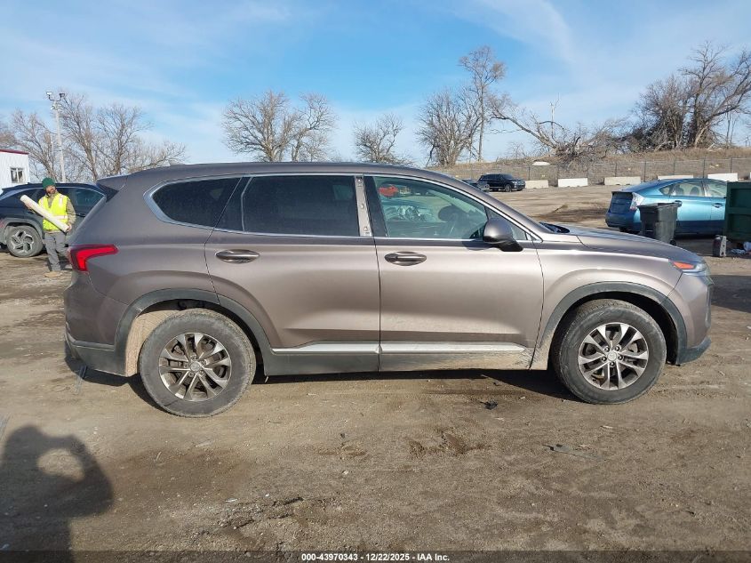 2019 Hyundai Santa Fe Sel VIN: 5NMS3CAD9KH044827 Lot: 43970343