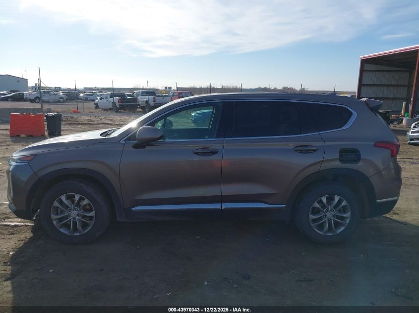 2019 Hyundai Santa Fe Sel VIN: 5NMS3CAD9KH044827 Lot: 43970343