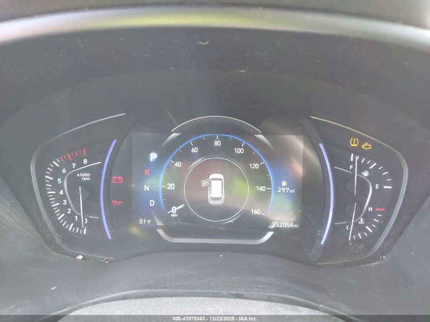 2019 Hyundai Santa Fe Sel VIN: 5NMS3CAD9KH044827 Lot: 43970343