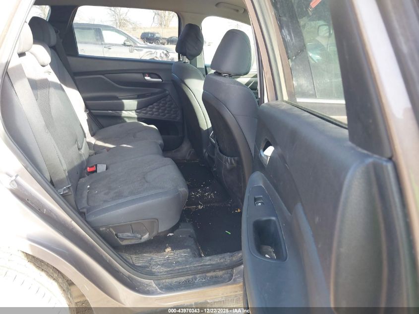 2019 Hyundai Santa Fe Sel VIN: 5NMS3CAD9KH044827 Lot: 43970343