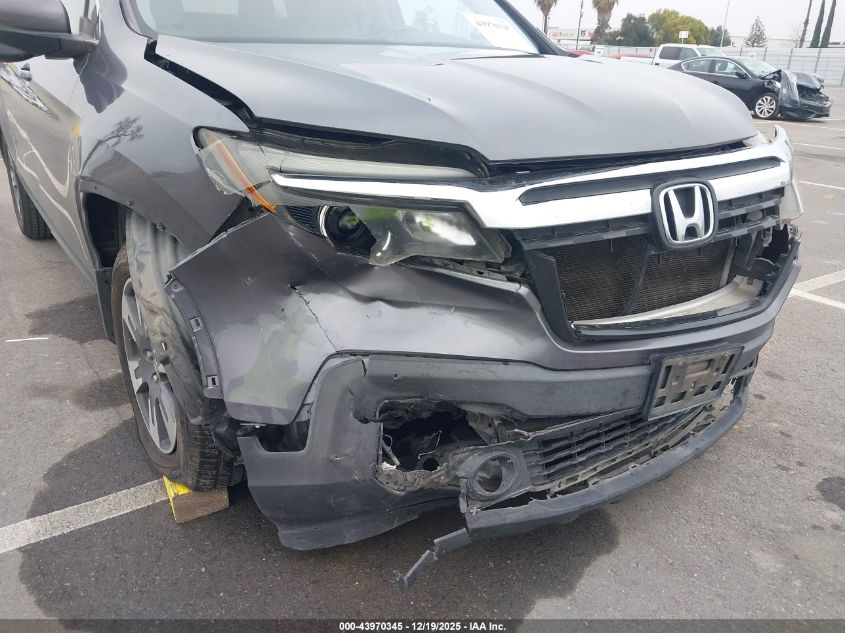 2018 Honda Ridgeline Rtl-T VIN: 5FPYK2F62JB002153 Lot: 43970345