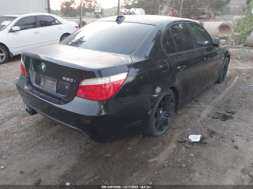 2010 BMW 550I VIN: WBANW5C52ACT57377 Lot: 43970350