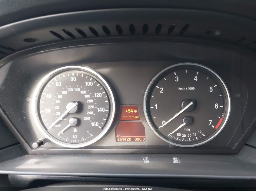 2010 BMW 550I VIN: WBANW5C52ACT57377 Lot: 43970350